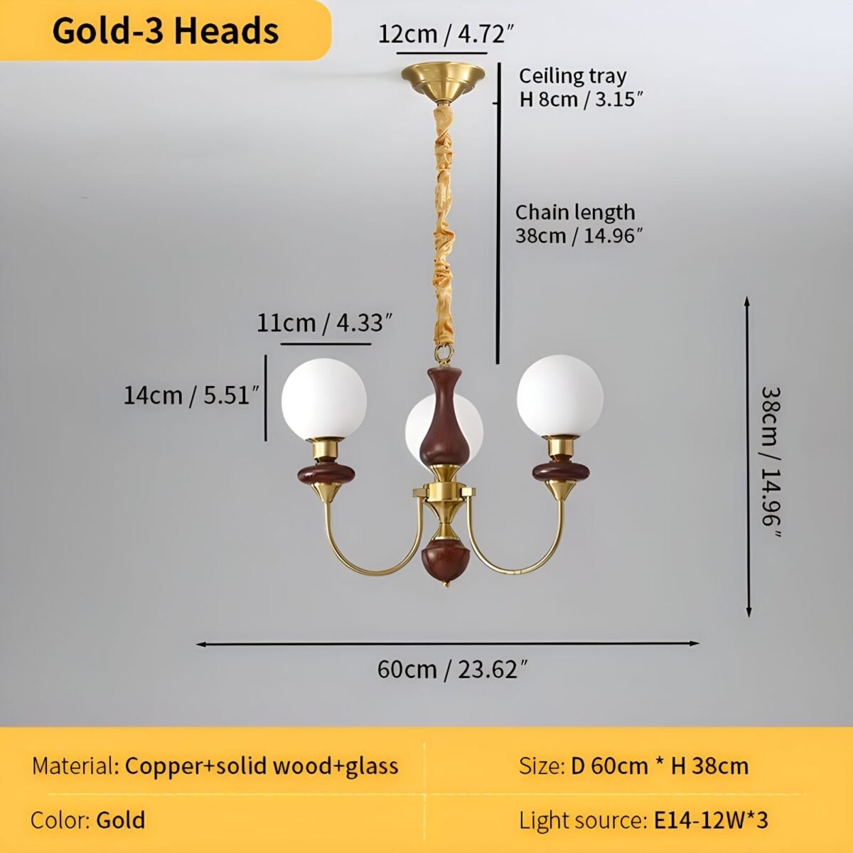 Modern Luxury Metal Chandelier - Image 7