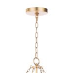 Luxe Gold Crystal Blossom Floral Basket Chandelier - Image 9
