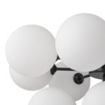 Milky Glass Cluster Bubble Chandelier - Image 16