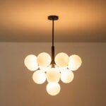 Milky Glass Cluster Bubble Chandelier - Image 15