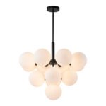 Milky Glass Cluster Bubble Chandelier - Image 11
