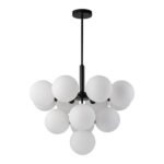 Milky Glass Cluster Bubble Chandelier - Image 12