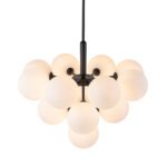 Milky Glass Cluster Bubble Chandelier - Image 14