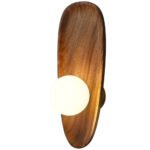 Minimalist Solid Wood Wall Sconce - Image 4