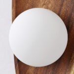 Minimalist Solid Wood Wall Sconce - Image 10
