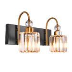 Modern Crystal Vanity Wall Sconce - Image 12