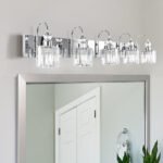 Modern Crystal Vanity Wall Sconce - Image 4