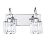 Modern Crystal Vanity Wall Sconce - Image 9