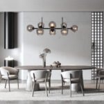 Modern Mid-Century Globe Kitchen Island Pendant Light - Image 4