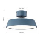 Scandinavian LED Semi Flush Ceiling Light - Image 13