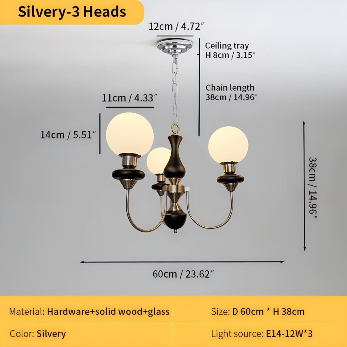 Modern Luxury Metal Chandelier - Image 15