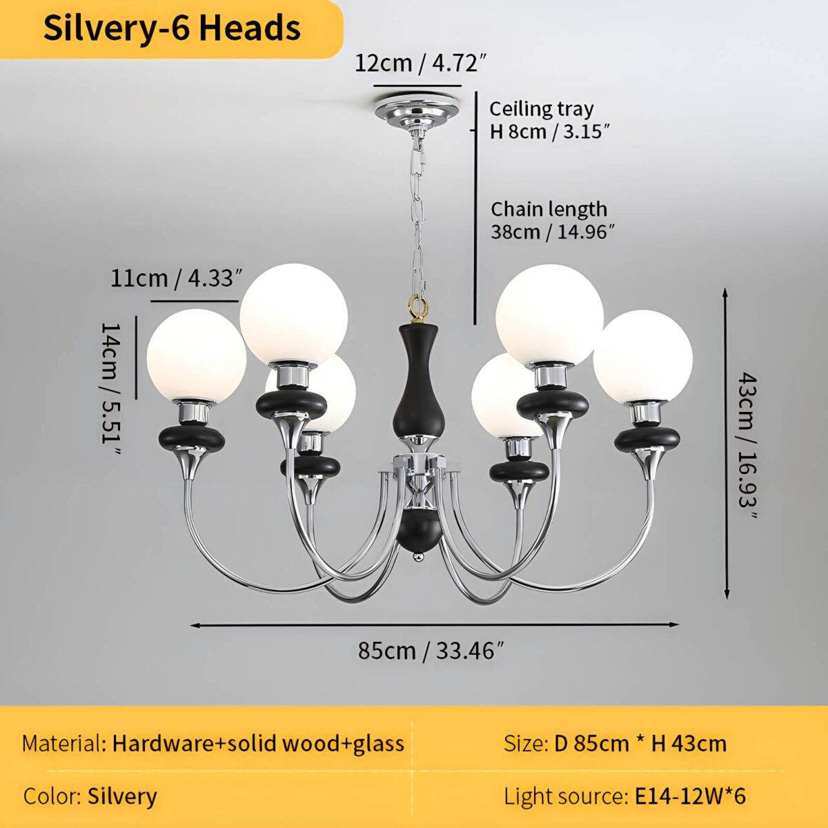 Modern Luxury Metal Chandelier - Image 21