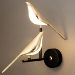 Modern Led Art Design Bird Wall Light - Image 14