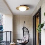 Contemporary Industrial Beige Stone Wall Light - Image 24