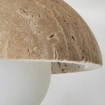 Contemporary Industrial Beige Stone Wall Light - Image 9