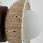 Contemporary Industrial Beige Stone Wall Light - Image 10