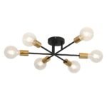6-light Semi Flush Sputnik Light Fixture - Image 4