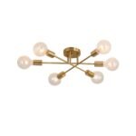 6-light Semi Flush Sputnik Light Fixture - Image 6