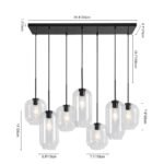 7-light Kitchen Island Cluster Pendant Chandelier - Image 12