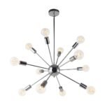 Modern Silver Sphere Chrome Sputnik Chandelier - Image 4