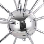 Modern Silver Sphere Chrome Sputnik Chandelier - Image 8