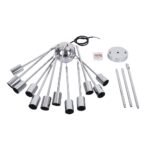 Modern Silver Sphere Chrome Sputnik Chandelier - Image 12