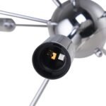 Modern Silver Sphere Chrome Sputnik Chandelier - Image 10
