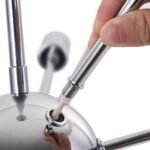 Modern Silver Sphere Chrome Sputnik Chandelier - Image 9