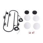 Modern Style 4-Light Glass Globe Linear Island Chandelier - Image 11