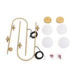 Modern Style 4-Light Glass Globe Linear Island Chandelier - Image 15