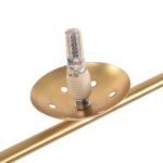 Modern Style 4-Light Glass Globe Linear Island Chandelier - Image 13