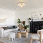 1-Light Creamy Ceramic Shade Semi Flush Mount - Image 3