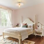 1-Light Creamy Ceramic Shade Semi Flush Mount - Image 2