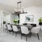 10-Light Clear Glass Bubble Linear Chandelier - Image 2