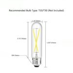 10-Light Clear Glass Bubble Linear Chandelier - Image 10