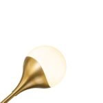 12-Light Opal Glass Globe Sputnik Chandelier - Image 9