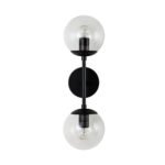 2-Light Glass Globe Wall Sconce - Image 15