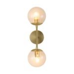 2-Light Glass Globe Wall Sconce - Image 11