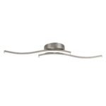 2-Light Wavy Linear Dimmable LED Flush Mount Wall Light - Image 8