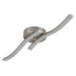 2-Light Wavy Linear Dimmable LED Flush Mount Wall Light - Image 7