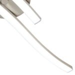 2-Light Wavy Linear Dimmable LED Flush Mount Wall Light - Image 10