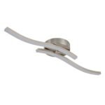 2-Light Wavy Linear Dimmable LED Flush Mount Wall Light - Image 4