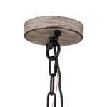 24-Light Oversized Vintage Wagon Wheel Chandelier - Image 10