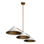 3-Light Black Cone Shade Kitchen Island Pendant - Image 18