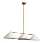 3-Light Black Cone Shade Kitchen Island Pendant - Image 19