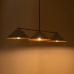 3-Light Black Cone Shade Kitchen Island Pendant - Image 22