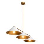 3-Light Black Cone Shade Kitchen Island Pendant - Image 17