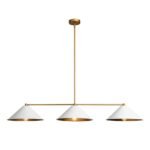 3-Light Black Cone Shade Kitchen Island Pendant - Image 16