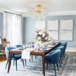 3-Light Brass Sculpture Glass Globe Bubble Semi Flush Chandelier - Image 2