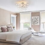 3-Light Cluster Ribbed Glass Bubble Semi Flush Chandelier - Image 3